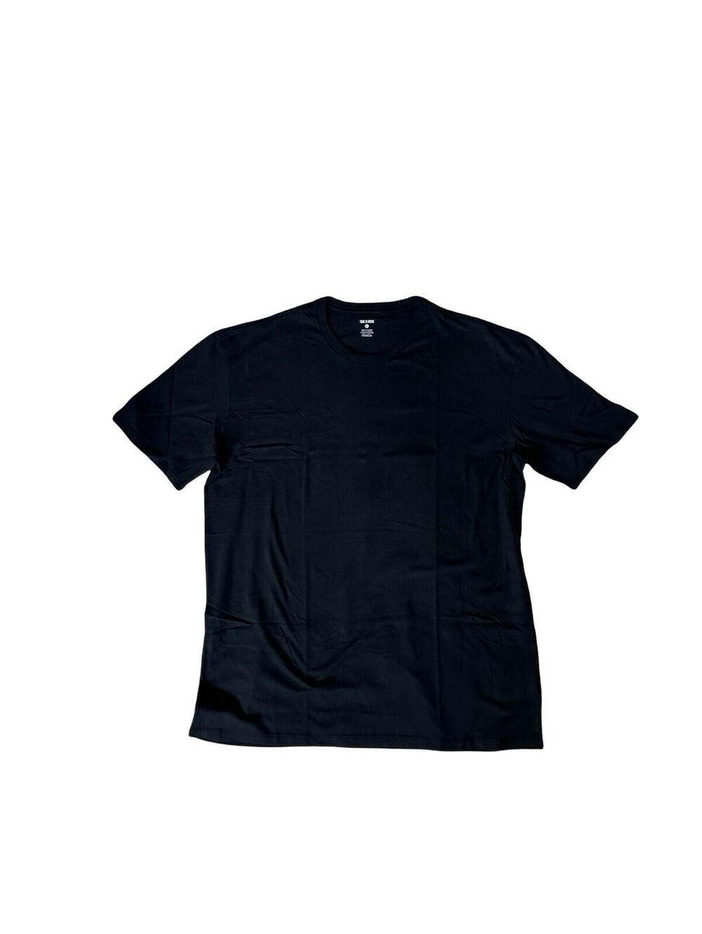 True Classic Black Crew Neck T Shirt Men's Size XL Basic Tee Premium Cotton NWOT